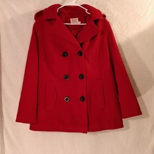 Faded glory hooded peacoat